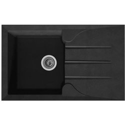 STRADOUR Fregadero de cocina empotrado 1 tazón + 1 escurridor Aloa - R