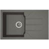 Sink Aloa 1 grigio vassoio di cemento