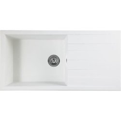 Fregadero incorporado STRADOUR CUBE, en SMC WHITE UNI - 17, 1 recipien