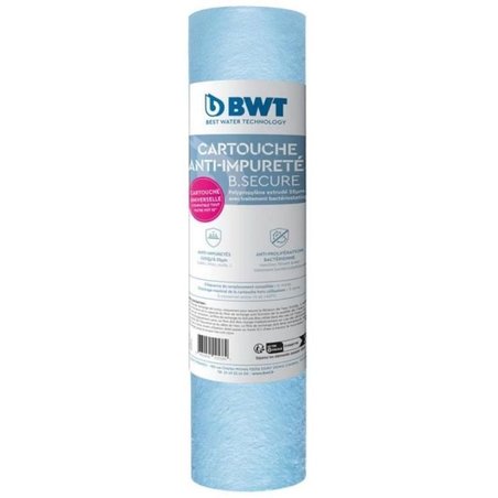 BWT filter cartridge - B.SECURE - anti-impurities 25µm - antibacterial