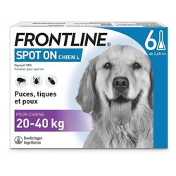 FRONTLINE Spot On dog 20-40kg - 6 pipettes