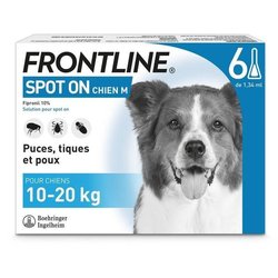 FRONTLINE Spot On Hund 10-20kg - 6 Pipetten