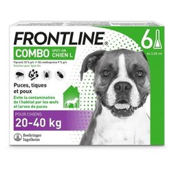 FRONTLINE Hondencombinatie 20-40kg - 6 pipetten