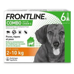 FRONTLINE Combo dog 2-10kg - 6 Pipetten