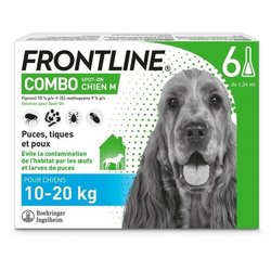 FRONTLINE Hundekombination 10-20kg - 6 Pipetten