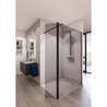 SAINT-GOBAIN Duschwand-Kit BALEARES GREY - Zeitloses 8 mm gehärtetes G