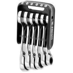Serie di 10 chiavi combinate - FACOM - 467BS.JP10PB - a cricchetto - C