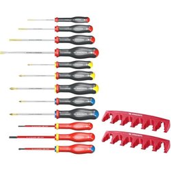 Set di 12 cacciaviti PROTWIST + 2 rack di stoccaggio - FACOM - AT.J12R