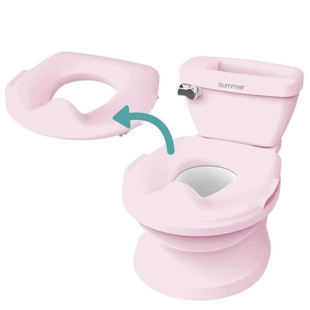 INGENUITY Mini WC per bambine con riduttore per WC per bambini incluso