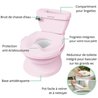 INGENUITY Mini WC per bambine con riduttore per WC per bambini incluso