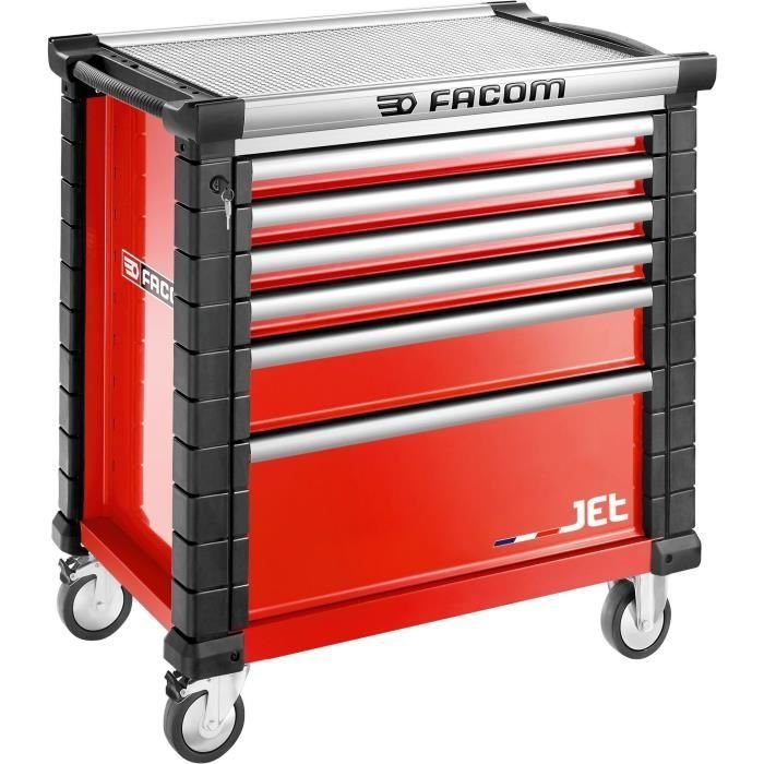 JET-Wagen - FACOM - JET.6M4A - 6 Schubladen - 4 Module pro Schublade -