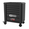 Werkstattwagen - Leer - 7 Schubladen - KS Tools - 823.0007F - Schwarz 