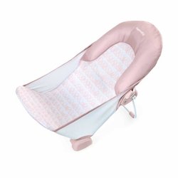 INGENUITY Faltbarer Baby-Badesitz für Mädchen, Rosa
