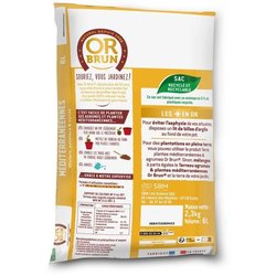 Citrus & Mediterrane Planten Grond - BRUIN GOUD - OBRTAGR6U - 6L - Oli