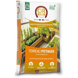 Gemüseerde und Gemüsebeet  ODER BRAUN  OBRTCAPOT20N  20 L