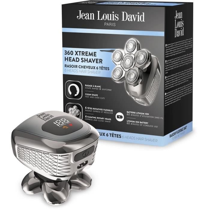 Maquinilla de afeitar - JEAN LOUIS DAVID - JLD 360 XTREME HEAD SHAVER 