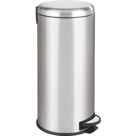 KITCHEN MOVE Tret-Kücheneimer - Edelstahl gebürstet - 30L - URBAN
