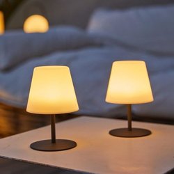 Confezione da 2 lampade da tavolo senza fili - LUMISKY - TWINS - H16 c