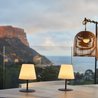 Packung mit 2 kabellosen Tischlampen  LUMISKY  TWINS  H16 cm  grau