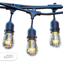 Ghirlanda luminosa da esterno - LUMISKY - MAFY 20 LIGHT - 10 m - 20 la
