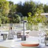 Lampe de table sans fil - LUMISKY - ROBY - Touch en aluminium - Gris f