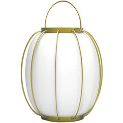 Lampe de table sans fil - LUMISKY - TULUM - H27 cm - Poignée en métal 