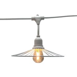 Buitenlichtslinger - LUMISKY - CHIC WHITE LIGHT - 6 m - 10 gloeilampen