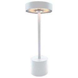 Draadloze tafellamp - LUMISKY - ROBY WHITE - H30 cm - Aluminium Touch 