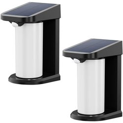 Set van 2 solarspots - LUMISKY - LUSTY - H18 cm - Wandlamp met bewegin