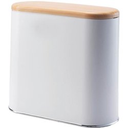Narrow push bathroom bin - ALDO - KITCHEN MOVE - 10 L - Wood