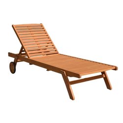 FINLANDK RAUHA FSC Eukalyptus Sonnenliege 195 x 71x 33 cm