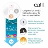Fuente de agua para gatos Catit Flower - 3 L - Tapa de acero inoxidabl