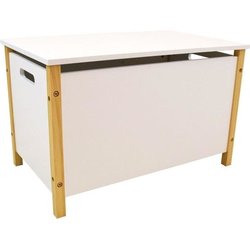 SCANDIWOOD Holzspielzeugkiste 37,5 x 60 x 36 cm für Kinder