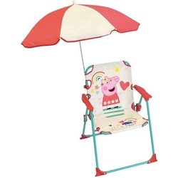 FUN HOUSE Peppa Pig Opvouwbare campingstoel met parasol - H.38.5 x B.3