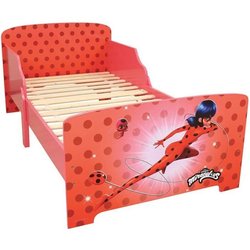 Fun House Miraculous Ladybug -Bett mit Lattes Box Spring 140x70 cm