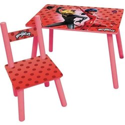 FUN HOUSE Miraculous Ladybug Tisch H 41,5 cm x B 61 cm x T 42 cm mit e