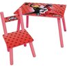 FUN HOUSE Tavolo Miraculous Ladybug H 41,5 cm x L 61 cm x P 42 cm con 