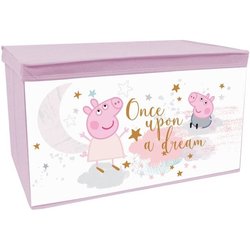FUN HOUSE Scatola per giocattoli Peppa Pig - Pieghevole - 55,5 x 34,5 