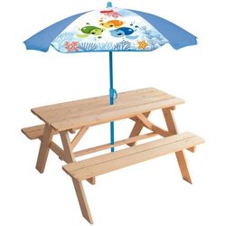 Garden furniture - FUN HOUSE - Ma Petite Carapace wooden picnic table 