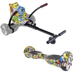 Pack URBANGLIDE Hoverboard + Kart Pilot - Multicolor - Ruedas 6.5 - 55