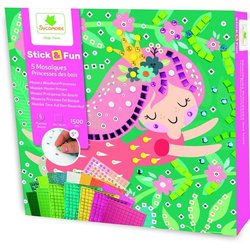 Mozaïeken - Plataan - Stick N Fun - Bosprinsessen - Vanaf 5 jaar