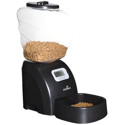EYENIMAL Dispensador automático de croquetas 45x20x47 cm - Negro - Par