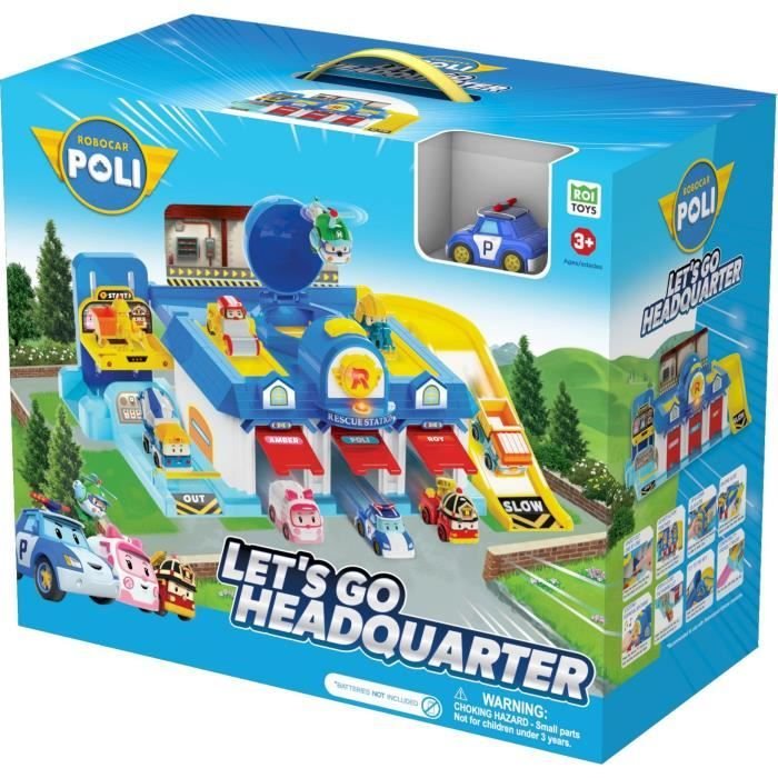Playset HQ - Mini Garage per Veicoli - SILVERLIT - 1 veicolo incluso -
