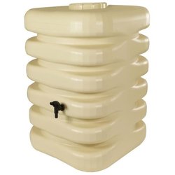 Wassersammler - BELLI - Kubisch - 350 Liter - Beige