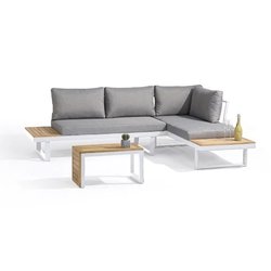 Salon de jardin modulable - Aluminium - DCB GARDEN - 4 places - TOKYO 