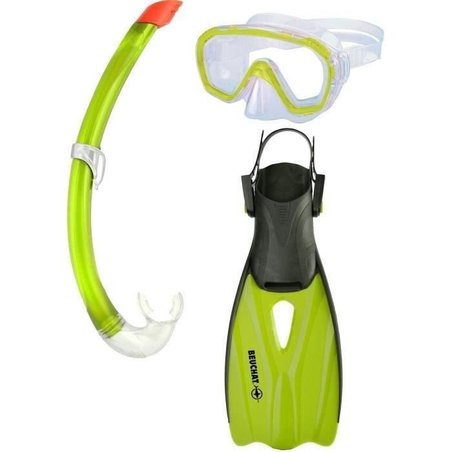 BEUCHAT Verstellbare Maske und Schnorchelflossen 30/32