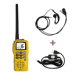Paquete VHF portátil - NAVICOM - RT411+220V PAGO DE CARGADOR - CABLE U