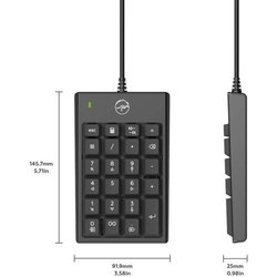 Teclado MOBILITY LAB - USB - Negro - Netbook