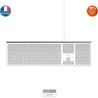 MOBILITY LAB ML304304 - Wired Touch Design Keyboard with 2 USB for Mac