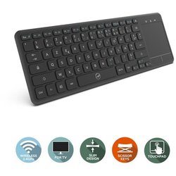 Teclado inalámbrico para smart TV - MOBILITY - Negro - Azerty
